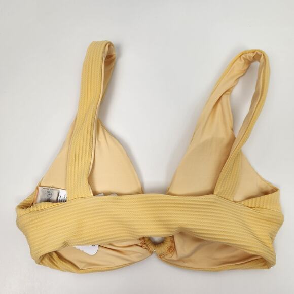L*Space Fisher Bikini Top in Yellow/Orange Size Small NWT - Picture 2 of 4